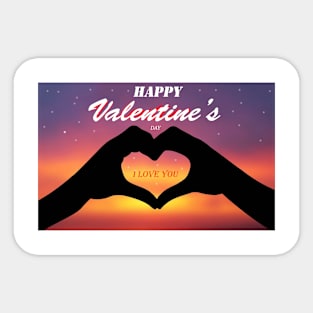 I LOVE YOU VALENTINE'S Sticker